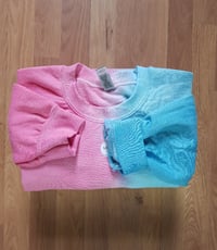 Image 3 of PINK+BLUE SWEATER Dyed tiedye New Unisex Jumper 