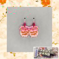 Magic Flower Cauldron Earrings 