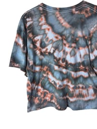Image 4 of L Crop Tee in Ember Ice Dye 2