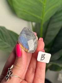 Image 2 of FUNKY CUT LABRADORITE CABS