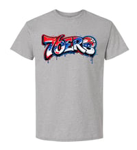 76ers graffiti tee