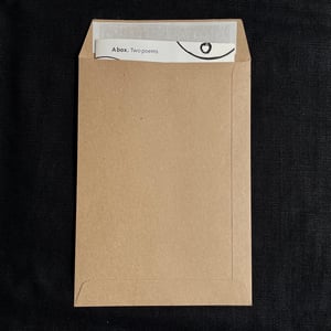 Image of A box. Two poems