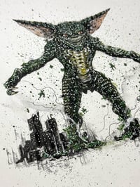 Image 3 of Kaiju Gremlin - 11x14 Daily Halloween Original 