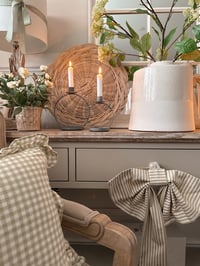 Image 2 of Zinc Flower Candle Holders ( Set of 2 )