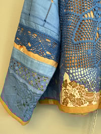 Image 15 of Sunday puzzle jacket 💙🤎 (xs-xxl)