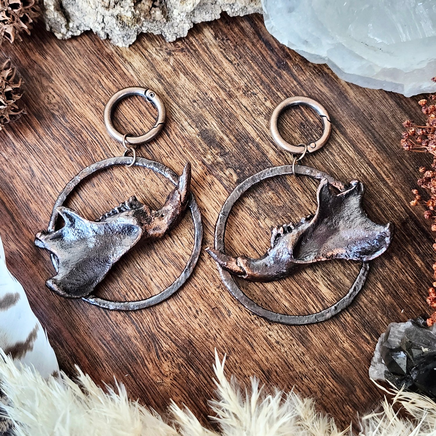 Image of Groundhog Jaw Ear Hangers (Large)