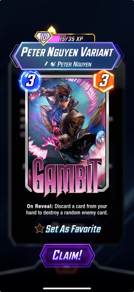 gambit 52 pickup