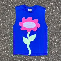 M BIG Daisy Royal Blue Tank