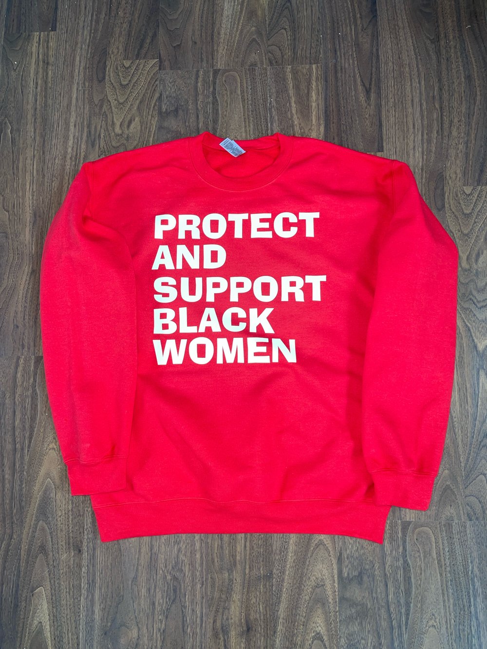 PROTECT & SUPPORT BLACK WOMEN Sweatshirt (Black)