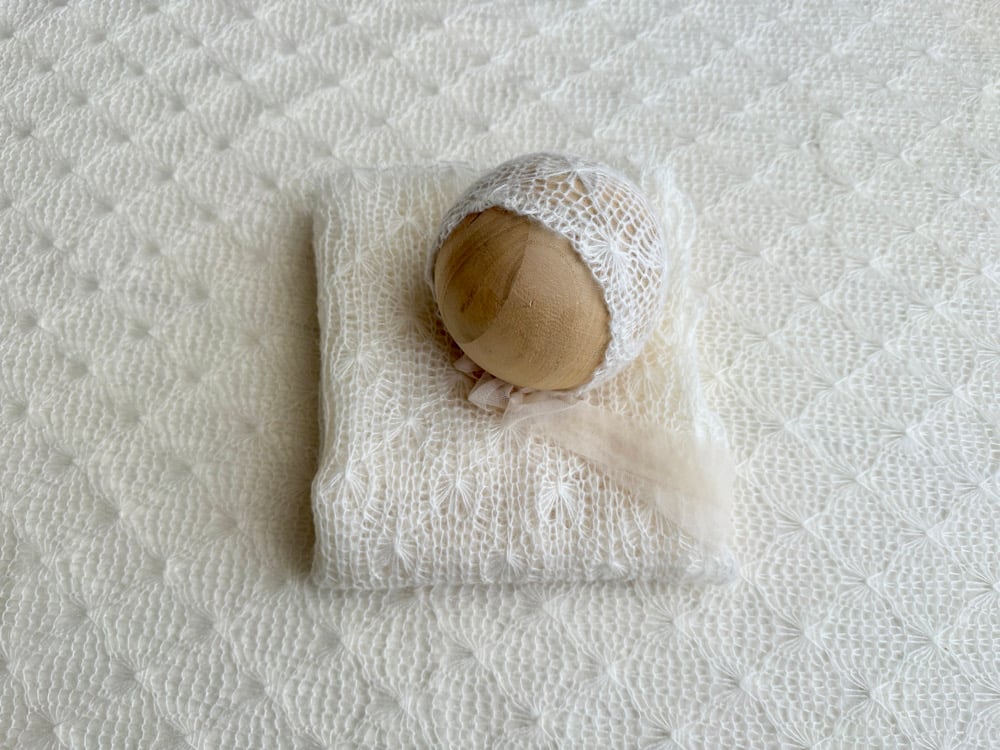 Image of sheer lacey layer set
