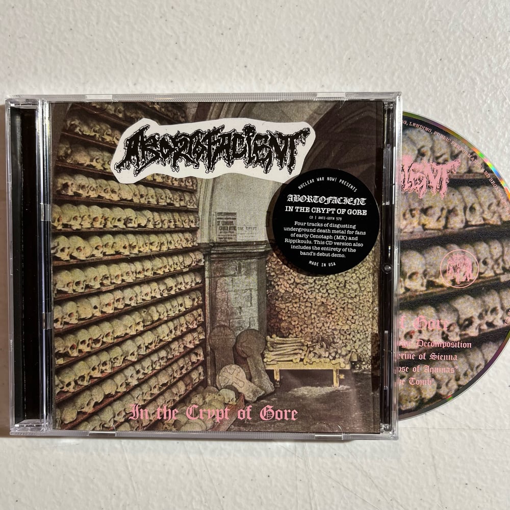 Abortofacient - “In the Crypt of Gore” CD