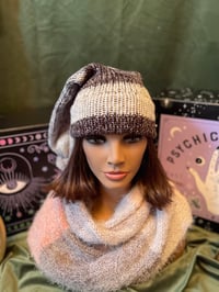 Image 1 of "Snowstorm Chic" Hand-Knit Stocking Cap