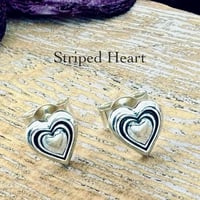 Image 4 of Heart and Flower Studs