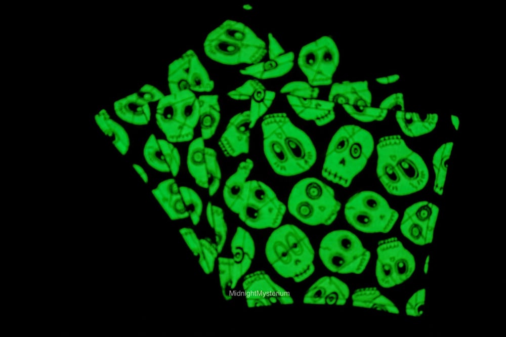 Glow in the Dark Skull Set of 4 Coasters