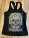 Image of Wednesday Addams Poe Skull Tank Top