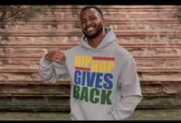 Image 4 of HHGB LETTER HOODIE - Grey