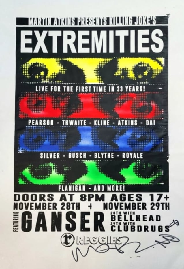 Museum of Post Punk and Industrial Music Poster / Martin Atkins