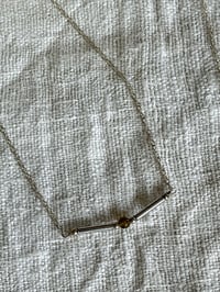 Collier - argent et perle