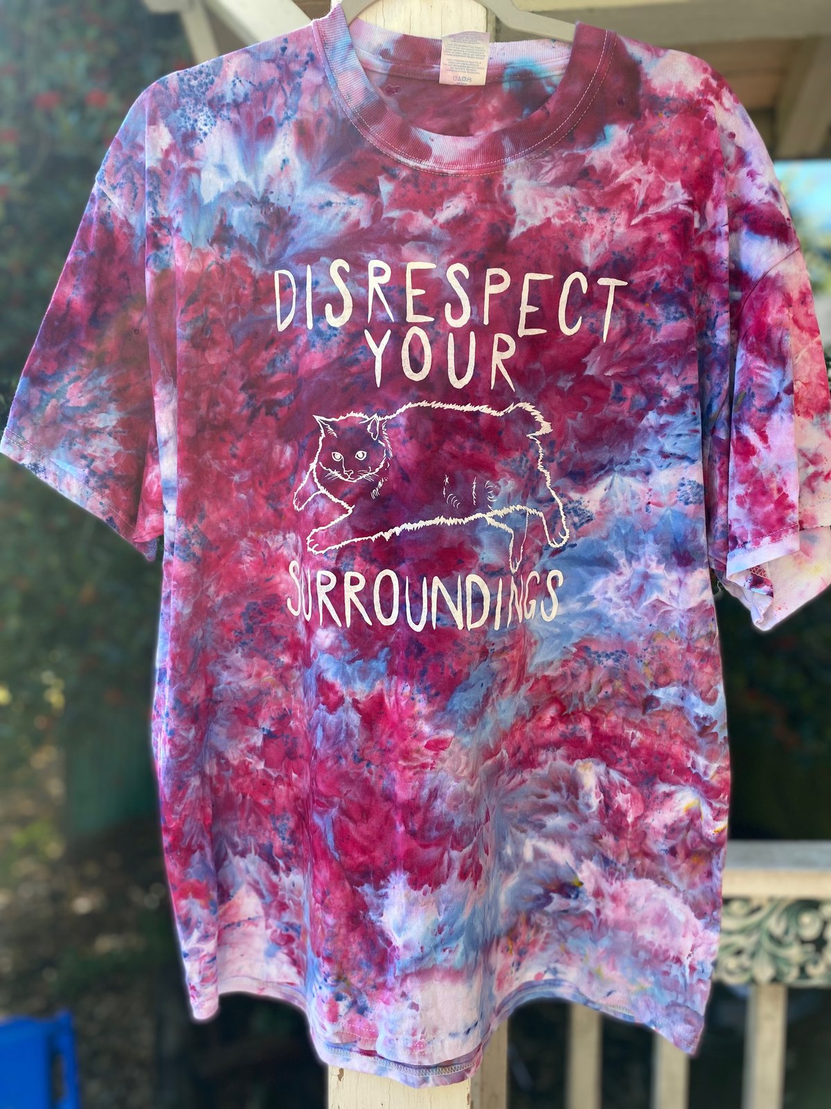 Image of XL Disrespect Your Surroundings Tie Dye Shirt 3