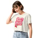 Image of Zebra Humor Cropped Tee