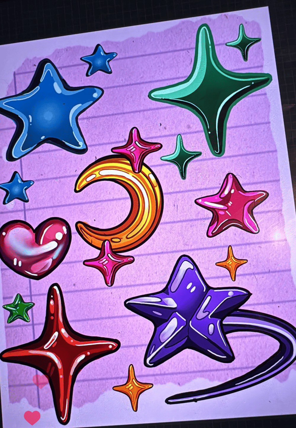 Image of Shiny stars flash