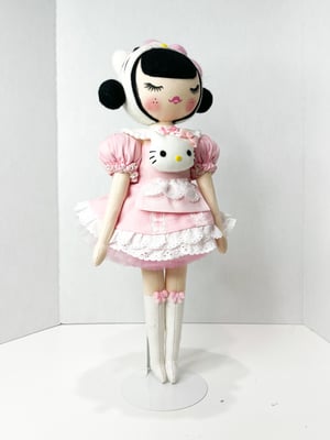Image of Medium Art Doll Hello Kitty Inspired 