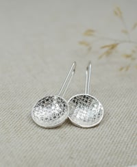 Image 1 of Faceted round drop earrings