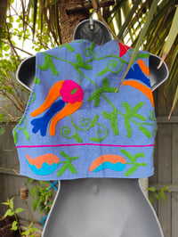 Image 7 of New York Embroidered Waistcoat Top Blue 6-12