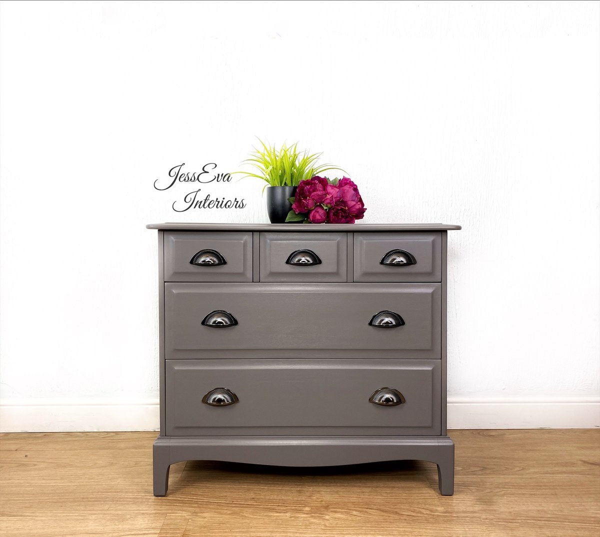 Stag Minstrel Grey Chest Of Drawers 