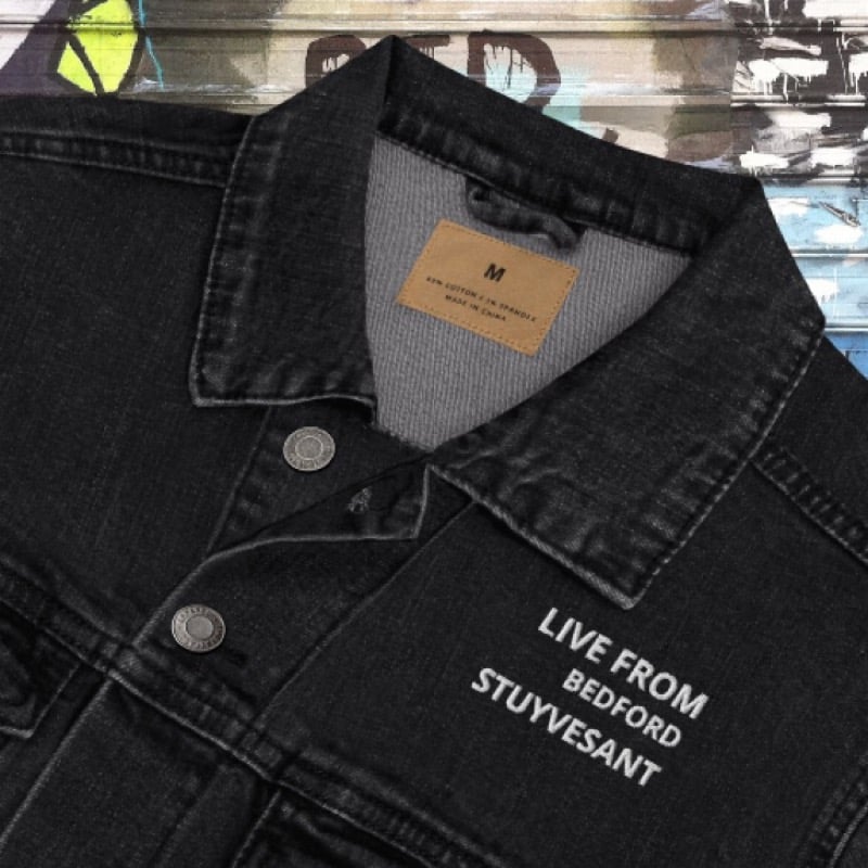 LIVE FROM BEDSTUY SLC DENIM JACKET - UNISEX