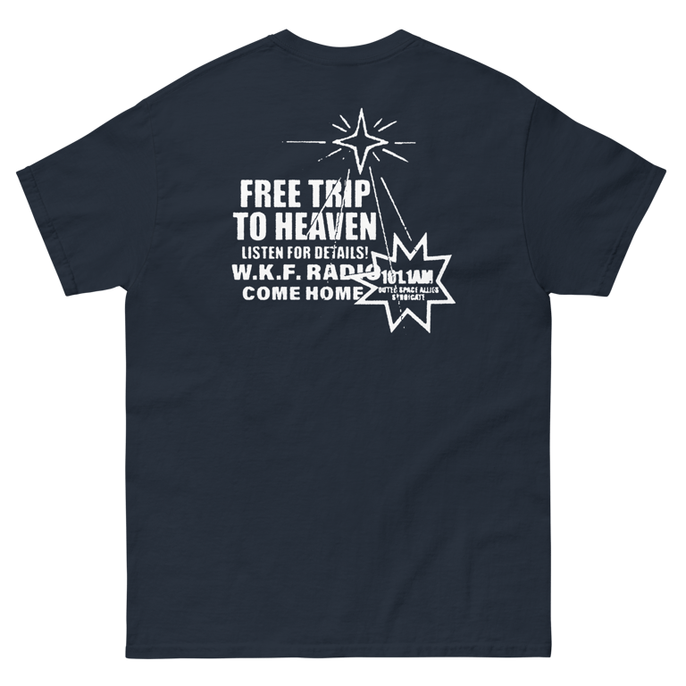 FREE TRIP TO HEAVEN TEE NAVY