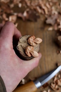 Image 6 of Penny Bun Mushroom~ Earrings 