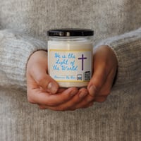 Image 1 of DBB Light of the World 9oz Clean Cotton Soy Candle