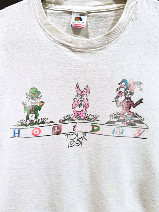 Grateful Dead 1991 ‘Holiday’ Tour Lot T-Shirt - Size L