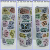 MY DAILY BIBLE AFFIRMATIONS TUMBLER 