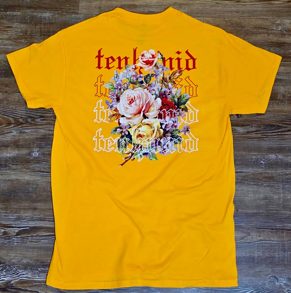 TenHunid Flower Tee (Gold)