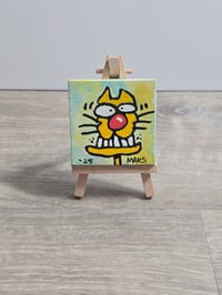 Image 2 of Spe 1 2.5x2.5 Inch Original Painting by Joey Mars 