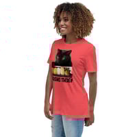 Image 3 of Women's Relaxed T-Shirt, Sushi Thief T-Shirt | Funny Cat Sushi Lover Graphic Tee