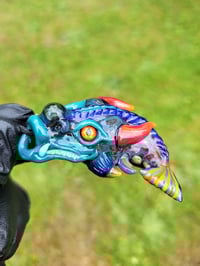 Image 1 of Color-Blast Dragon Fish Pendant