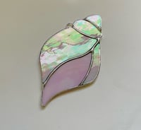 Image 5 of Stained Glass Iridescent Seashell