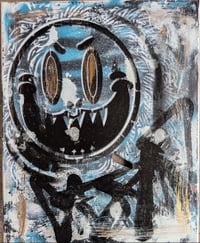 Happy Dead 2026 #1 - 16x20 Original Canvas 