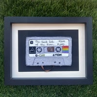 Image 1 of The Dark Side of the Moon - Stitched Cassette Tape - Pink Floyd