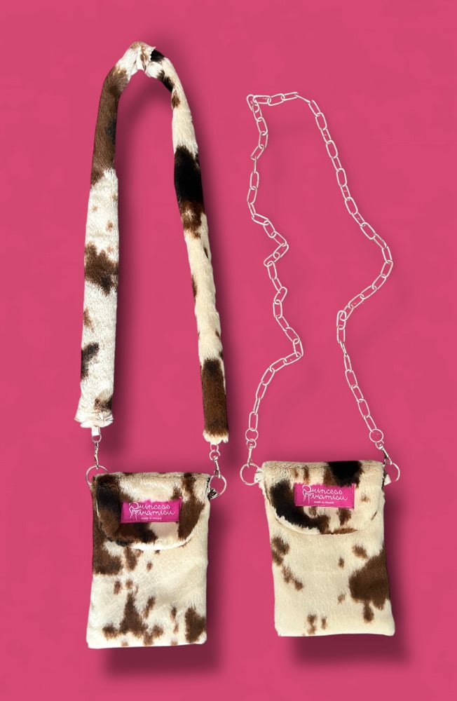 Image of Furry Cow Phone Purse