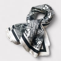 Image 2 of Limited Edition - 100% Silk Hong Kong Concrete Jungle Scarf