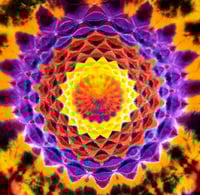 Image 3 of Medium longsleeve sunset mandala spine combo