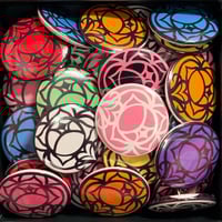 Image 1 of Utena Rose Crest Mini Pinback Button - 1 Inch