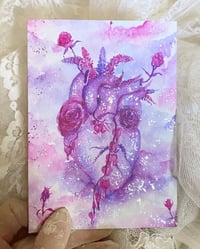 Image 1 of ‘Cœur de Fleurs’ Embellished Greeting Card