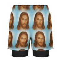 Image 2 of Christ Running Shorts