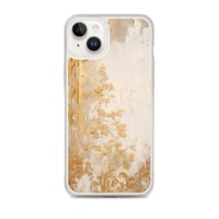 Image 24 of White and Gold Tattered Texture Goth Lolita Kawaii Baroque Clear Case for iPhone®