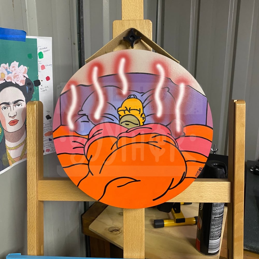 "Big Toasty Cinnamon Bun" Original Artwork
